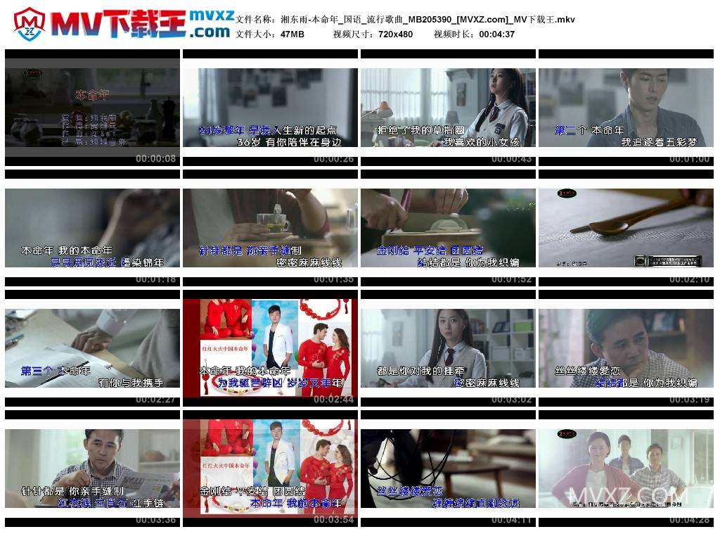 湘东雨-本命年_国语_流行歌曲_MB205390